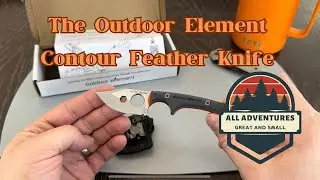 Outdoor Element Contour Feather Survival Knife