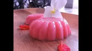 МАЛИНОВОЕ МОЛОЧНОЕ ЖЕЛЕ/малиновый молочный пудинг/легкий рецепт десерта/foodfied