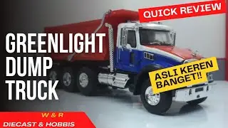 Greenlight Diecast 2019 Mack Granite DumpTruck skala 64 no hotwheels Inno Tlv kyosho
