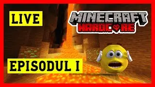 🛑EPISODUL 1: MINECRAFT HARDCORE CU ABONATII - TE ASTEPTAM LIVE MINECRAFT ROMANIA SURVIVAL