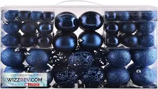 100ct Christmas Balls Tree Ornaments Shatterproof Christmas Tree Decorations Set Review