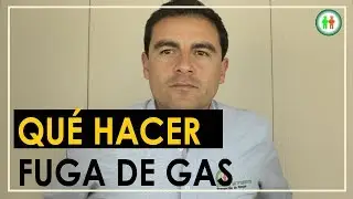 qué hacer en caso de fuga de gas