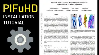 PIFuHD Installation Tutorial