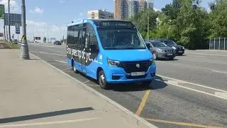 Электробус ГАЗель e-City на 883 маршруте