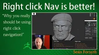 Why right click navigation is better in ZBrush