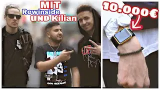 DIE 10.000€ 24K APPLE WATCH 🔥💸😱| WIE VIEL IST DEIN OUTFIT WERT MIT REWINSIDE UND KILIAN JONAS |MAHAN