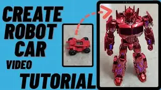 How to create Robot car vedio 🤖#shorts #trending #youtubeshorts #viral #ytshorts