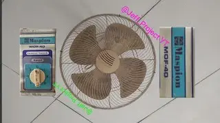 Very Rare Maspion MOF-40 Orbit Ceiling Fan with 4blades in my house (part 1)