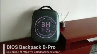 Fashion WIFI Version Smart LED Dynamic Backpack Berkshire Hathaway(2019)：Customize own advertisement