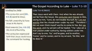 Luke 7:1-10, Feeling Unworthy
