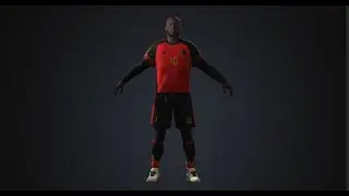 2024 Reallusion 3D Character Contest - (Romelu Menama Lukaku Bolingoli - Portrait)