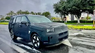 2024 Hyundai Santa Fe test prototype spotted during testing