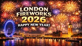 LONDON FIREWORKS HAPPY NEW YEAR 2026