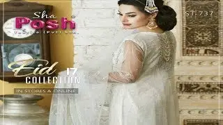 ShaPosh Beautiful Embroidered Eid Festive Collection 2017 2018