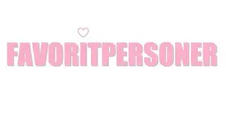 FAVORITPERSONER | ✿ videovecka ✿