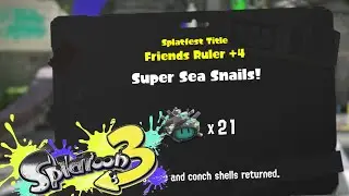 FrostyFest: FINAL SPLATFEST TITLE - FRIENDS RULER +4 & RESULTS: TEAM SOLO WINS! | SPLATOON 3