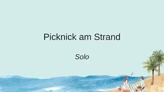 Picknick am Strand Solo