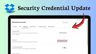 How to reset Dropbox account password (Security Protocol)