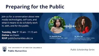 Preparing for the Public: A Conversation with Xine Yao and Danielle Wong