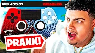 I PRANKED FAZE SANTANA AND TURNED OFF HIS AIM ASSIST!