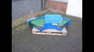 Bochtband 90 graden transportband 50 cm
