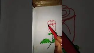 Easy Rose 🌹 #скоростноерисование #10секундноевидео #youtubeshorts #artistchallenge #shortsyoutube #shorts