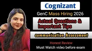 Cognizant Communication Assessment 2026|Tips, Tricks & Full Preparation Guide|GenC, GenC Pro, Next