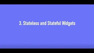 3. Stateless and Stateful Widgets Pattern  #flutter #fluttertutorial #careerdevise #mobileapps