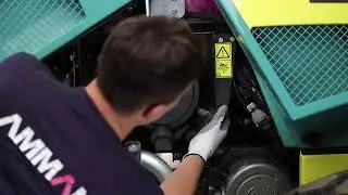 Ammann ARS 70 Soil Compactor Service Video  500 hrs Maintenance