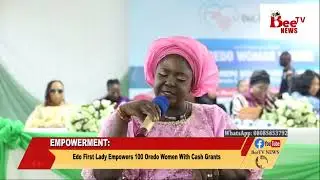 Edo First Lady Empowers 100 Oredo Women With Cash Grants.