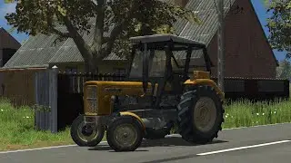 Zjazd z pola l c360 z przyczepami pszenicy l Ls11