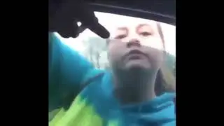 &ldquo;Let me talk to you&rdquo; GIRL Attacks BOYS CAR and spits ON HIM 😂😂😂