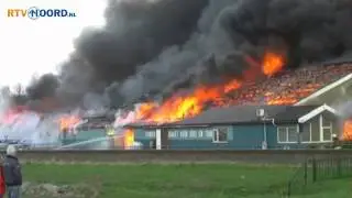 Bouwmarkt volledig door brand verwoest