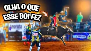 BOI DE RODEIO PEGA PEÃO NA FINAL