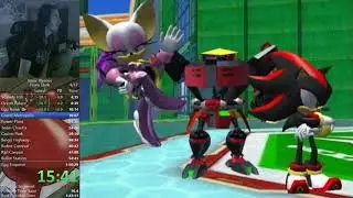 Sonic Heroes - Team Dark Speedrun in 1:35:31