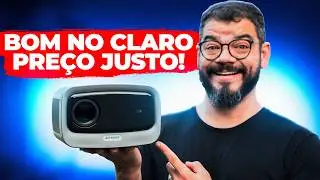 O PROJETOR COM MELHOR CUSTO BENEF&Iacute;CIO? Blitzwolf V9 &eacute; Full HD, 1000 ANSI, estoque no Brasil!
