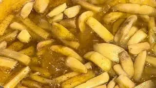 Chef Wes’s Fried Chicken (Thin Sliced) With Homemade Fries
