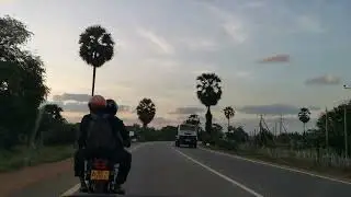 Sri Lanka, Kilinochchi to Jaffna, a scenic ride. Lean back and enjoy! Elephant Pass, Palai,Kodikamam