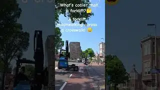 Forklift Moonwalk Magic | #eleonoraswalks