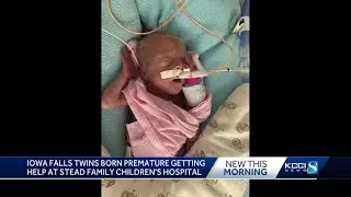 Iowans rally behind twins born at just 23 weeks