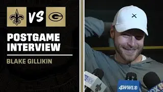 Blake Gillikin Postgame Interview | Saints-Packers Preseason 2022 Week 2