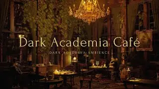 Dark Academia Caf&eacute; ☕ 🕯️📜 Dark Academia Ambience