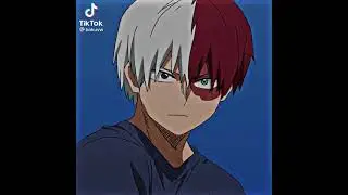 ok, but how does he touch his hair 😍✨ #anime #shototodoroki #viral