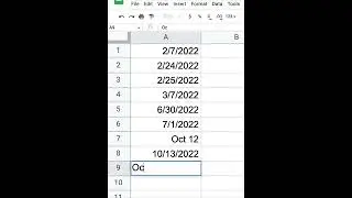 Google Sheets Converting Date Data