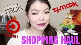 FIRST SHOPPING HAUL of 2018 | TARGET, NORDSTROM RACK &TJMAXX
