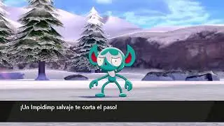 Shiny hunt Impidimp from pokemon sword in Crown Tundra by overworld encounters (+500) quick catch