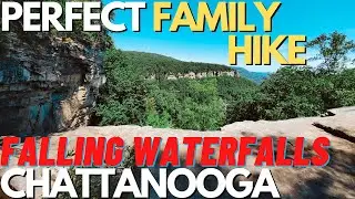 Falling waterfalls in Chattanooga #waterfall #chattanooga #familyhiking