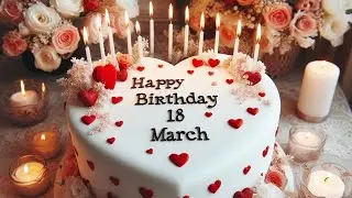 18 March Birthday Wishes|Happy Birthday Song|Happy Birthday status|Birthday wishes 18 March.Trending
