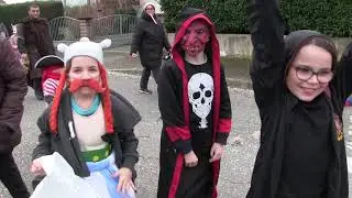 Défilé du carnaval 2020 des écoles de Biesheim.