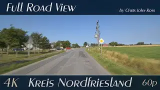Nordstrand - Hattenstedtermarsch, Kreis Nordfriesland, Schleswig-Holstein, Germany - 4K (2160p/60p)